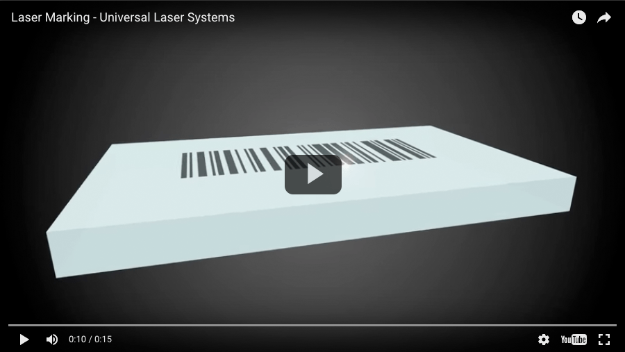 video laser marking
